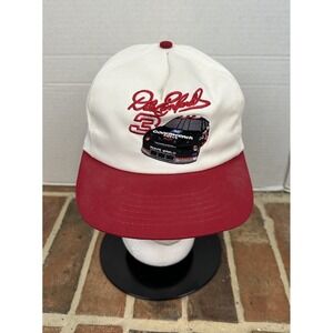 Dale Earnhardt #3 Goodwrench NASCAR 7 Time Champion Snapback Hat Cap White Red